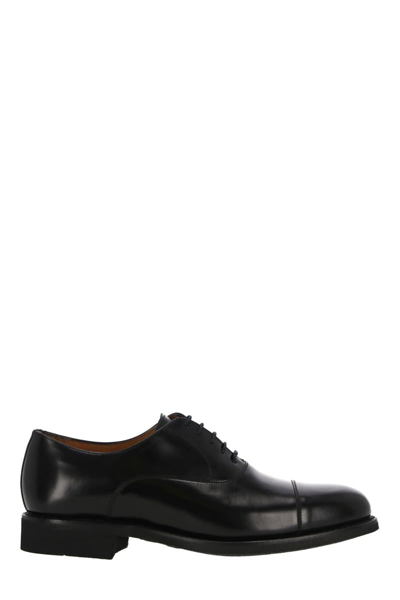 Berwick 1707 Smooth Leather Lace-up In Rois Negro