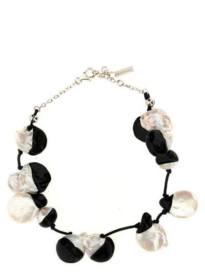 Panconesi Vacanza Pearl Bracelet In Black