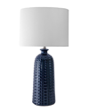 Nuloom Flint Ceramic 30" Table Lamp In Navy