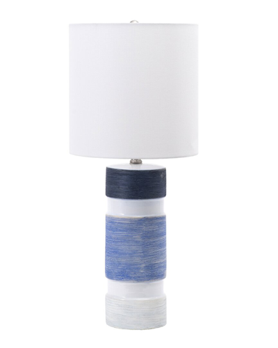 Nuloom Cypress Ceramic Table Lamp In Blue