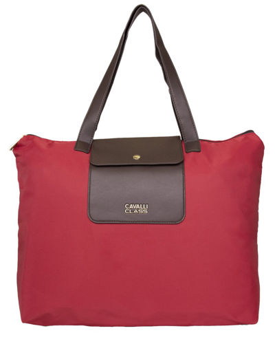 Cavalli Class Xl Tote In Red