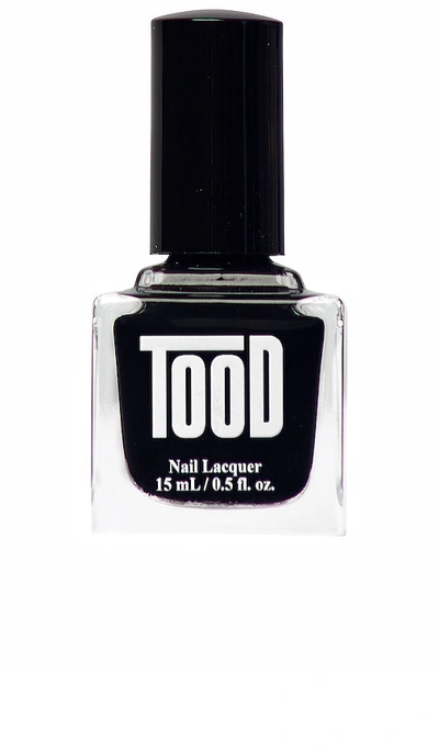 Tood Vegan Nail Polish In Black