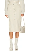 Isabel Marant Étoile Denim Vandy Skirt For In Cream