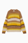 Cos Regular-fit Mohair Sweater In Beige
