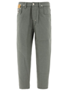 Craig Green Green Vented Cuff Trousers In Green