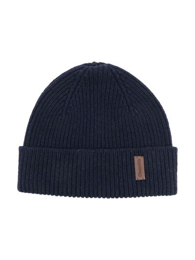 Church's Military Stitch Long Sleeves Turtle Neck Sweater In Blue