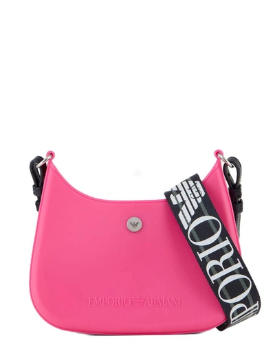 Emporio Armani Gummy Bag Gummy Bag Hobo Bag In Pink