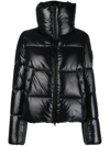 SAVE THE DUCK SAVE THE DUCK BLACK LOGO PATCH PUFFER