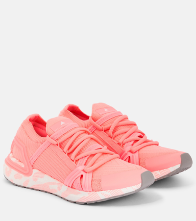 Adidas By Stella Mccartney Ultraboost 20 Leopard-print Sneakers In Pink