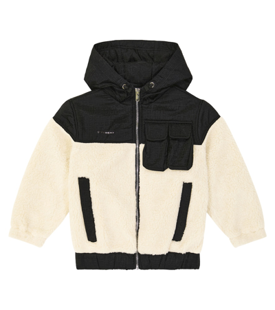 Givenchy Kids' Logo Fleece Down Jacket In Unique