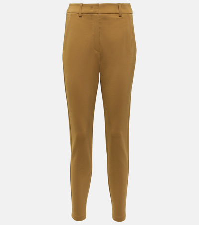 Max Mara Nunzio Straight Pants In Beige