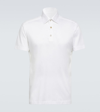 Kiton Men's Cotton Polo Shirt In White