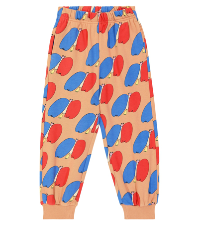 Jellymallow Kids' Printed Cotton Jersey Sweatpants In Multicoloured
