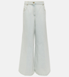 Nina Ricci Schlagjeans Mit Hohem Bund In Blue