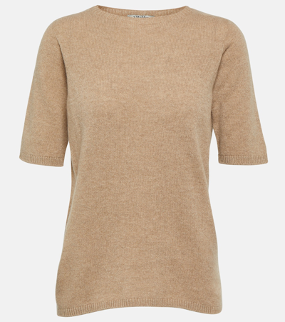 's Max Mara Bacco Wool And Cashmere Top In Beige