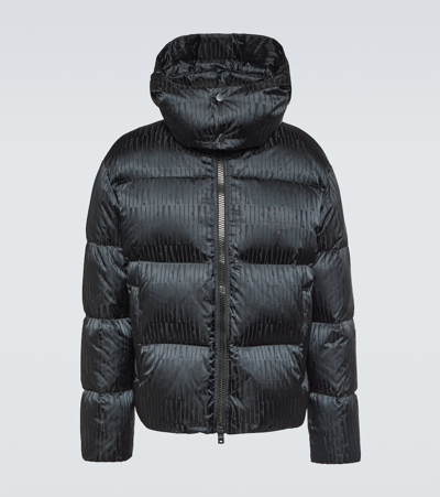 Amiri Jacquard Down Jacket In Black