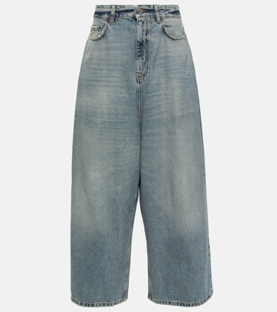 Balenciaga Wide-leg Jeans In Blue