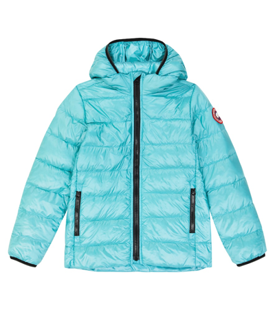 Canada Goose Kids' Crofton Down Jacket In Blue