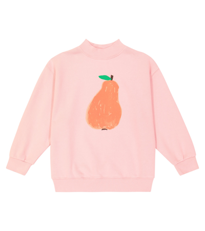 Jellymallow Kids' Printed Cotton Jersey Sweatshirt In Pink