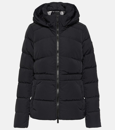 Canada Goose Aurora Hooded Shell-down Jacket In Black