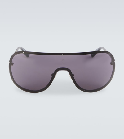 Moncler Avionn Shield Sunglasses In Silver