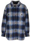 ISABEL MARANT ÉTOILE ISABEL MARANT ÉTOILE HARVELI CHECKED BUTTONED COAT