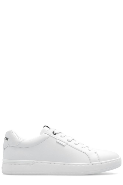 Coach Logo Embossed Low In White