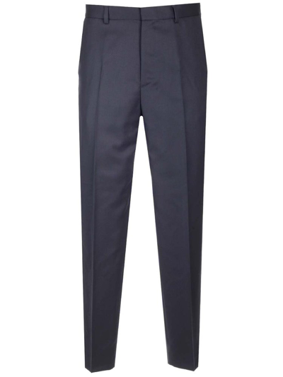 Apc A.p.c. Pleat Tailored Trousers In Navy