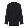 Loulou Studio Long-sleeved Sweater In Black