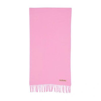 Acne Studios Canada Scarf In Bubble_pink