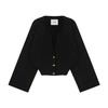 Aeron Morrow Knitted Cardigan In Black
