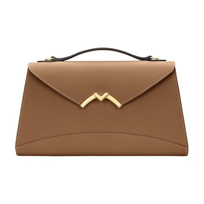 Moynat Gabrielle Clutch In Cannelle