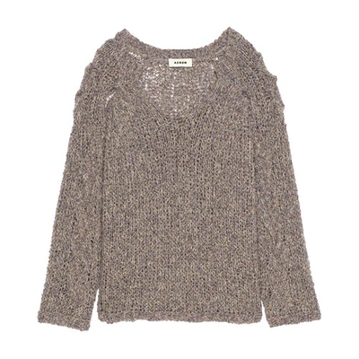 Aeron Colwell Knitted Jumper In Grey