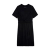 Zadig & Voltaire Mara Draped Dress In Schwarz