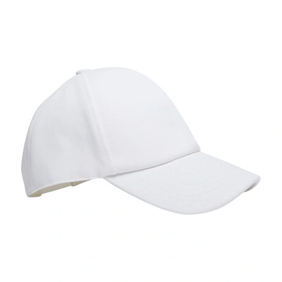 Courrèges Signature Cap In Heritage_white