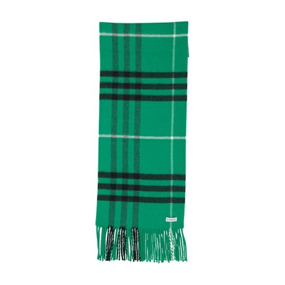 Burberry Men's Wool-cashmere Check-print Scarf In Caterpillar