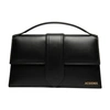 Jacquemus Le Bambino Leather Tote Bag In Black