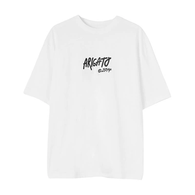 Axel Arigato Logo-print Short-sleeve T-shirt In White