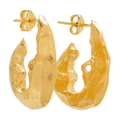Alighieri The Gilded Crustacean Hoops In 24_gold