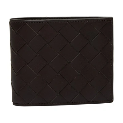 Bottega Veneta Intrecciato Leather Wallet In Fondant_silver