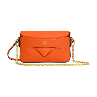 Moynat Enveloppe Crossbody Bag In Capucine