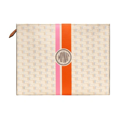 Moynat Oh! Zipped Pouch In Pink_orange