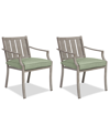 AGIO SET OF 2 WAYLAND OUTDOOR DINING CHAIRS, CREATED FOR MACY'S