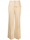 Jacquemus Le Pantalon Criollo Tailored Trousers In Beige