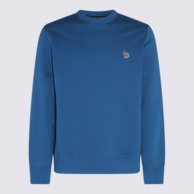 Paul Smith Cobalt Blue Cotton Sweatshirt