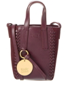 SEE BY CHLOÉ SEE BY CHLOÉ TILDA MINI LEATHER & SUEDE TOTE