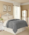 Vellux Luxury Plush Blanket, Full/queen In Grey