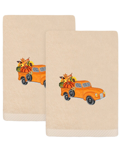 LINUM HOME TEXTILES LINUM HOME TEXTILES AUTUMN TRUCK TURKISH COTTON HAND TOWELS