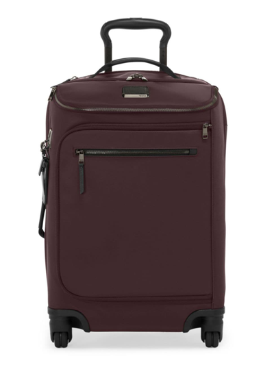 Tumi Voyageur Leger Intl Carry On Spinner Suitcase In Deep Plum