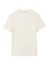 Sandro Men's Round Neck T-shirt In Natural